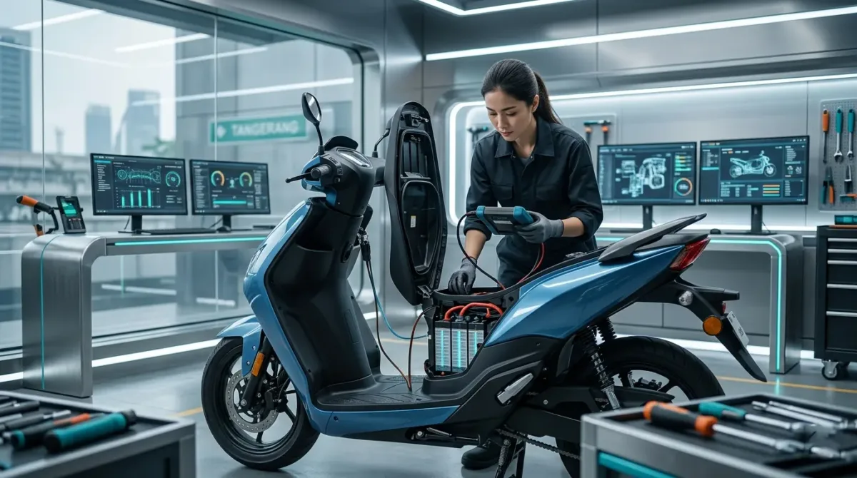 teknisi servis motor listrik dyvolt tangerang