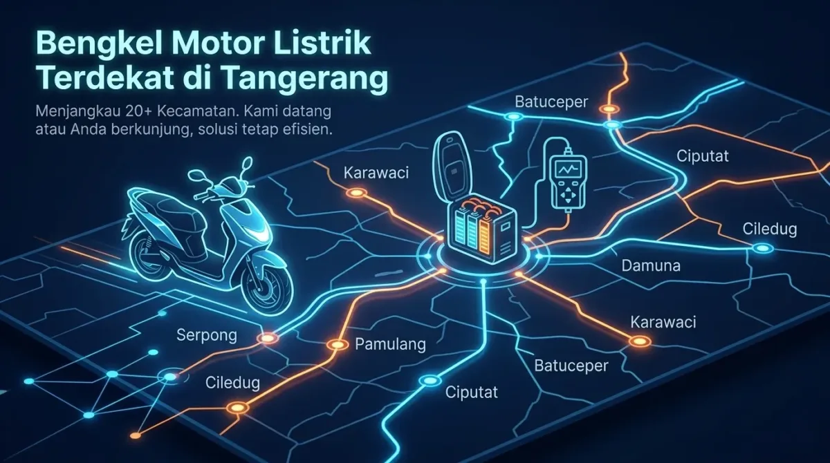 bengkel motor listrik terdekat di tanggerang