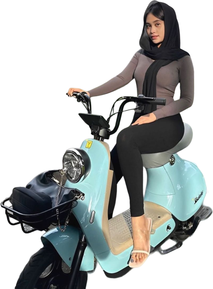 hijaber ride e-moped