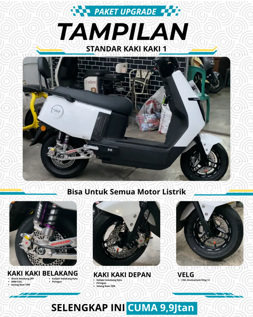 Paket Upgrade: Standar kaki-kaki 1