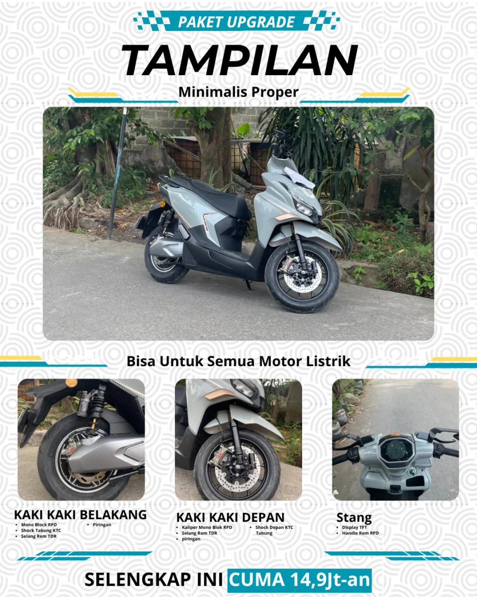Paket Upgrade: Minimalis Proper 14.9 jtan